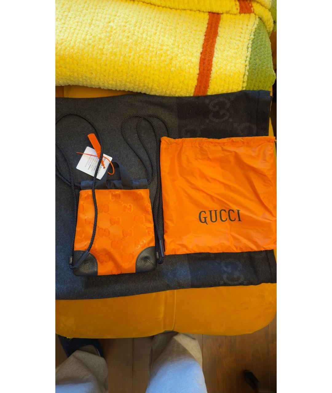 GUCCI Оранжевый рюкзак, фото 2