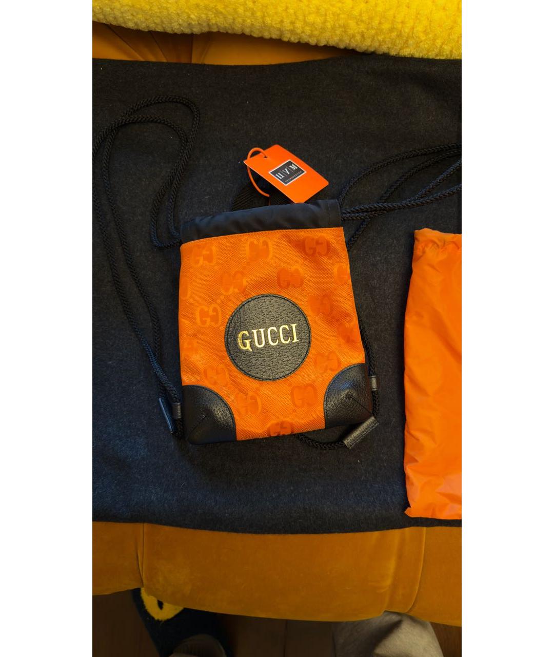 GUCCI Оранжевый рюкзак, фото 4