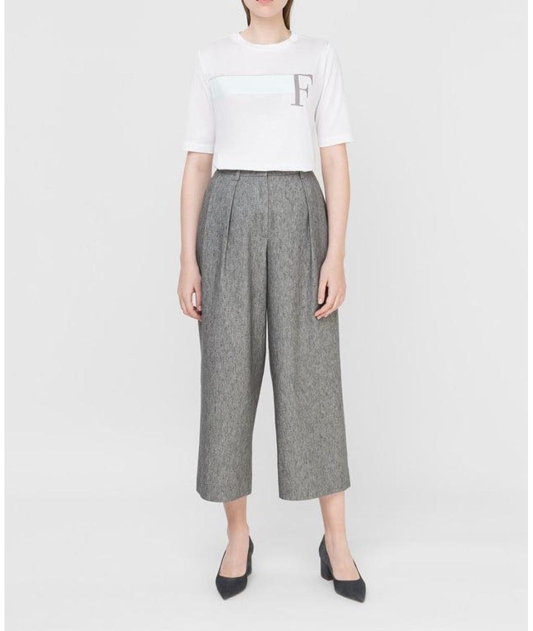 FABIANA FILIPPI Белая хлопковая футболка, фото 5