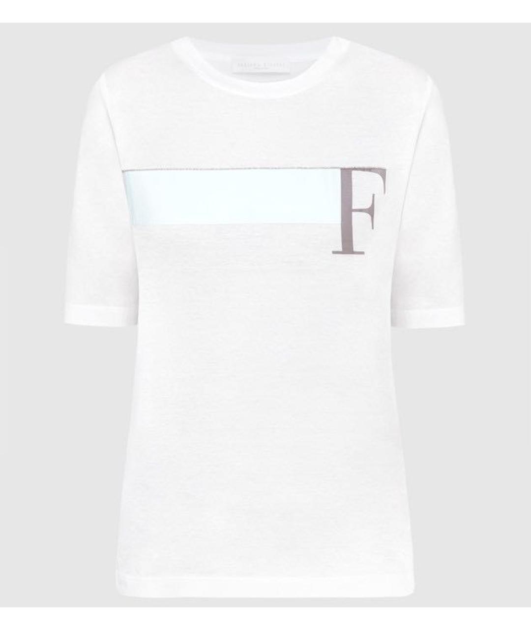 FABIANA FILIPPI Белая хлопковая футболка, фото 9