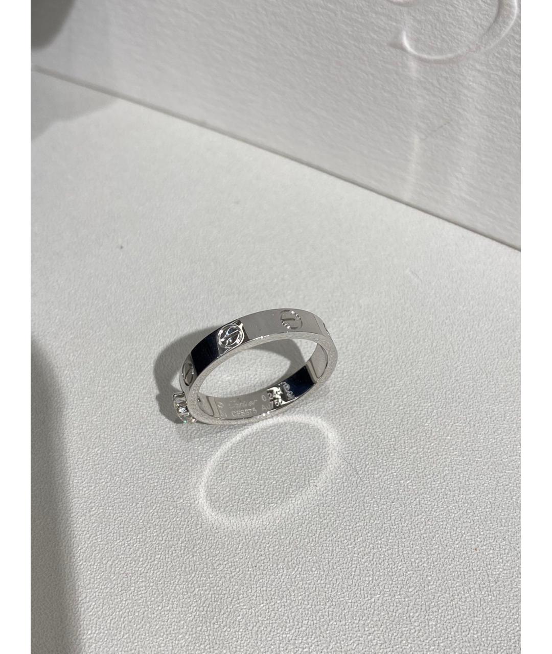CARTIER Серебряное кольцо из белого золота, фото 5