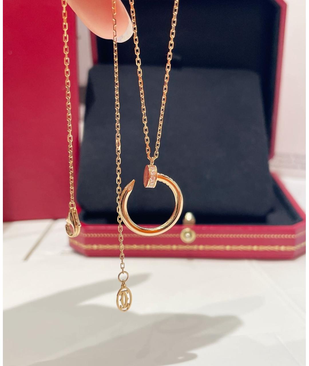 CARTIER Золотое колье из розового золота, фото 4