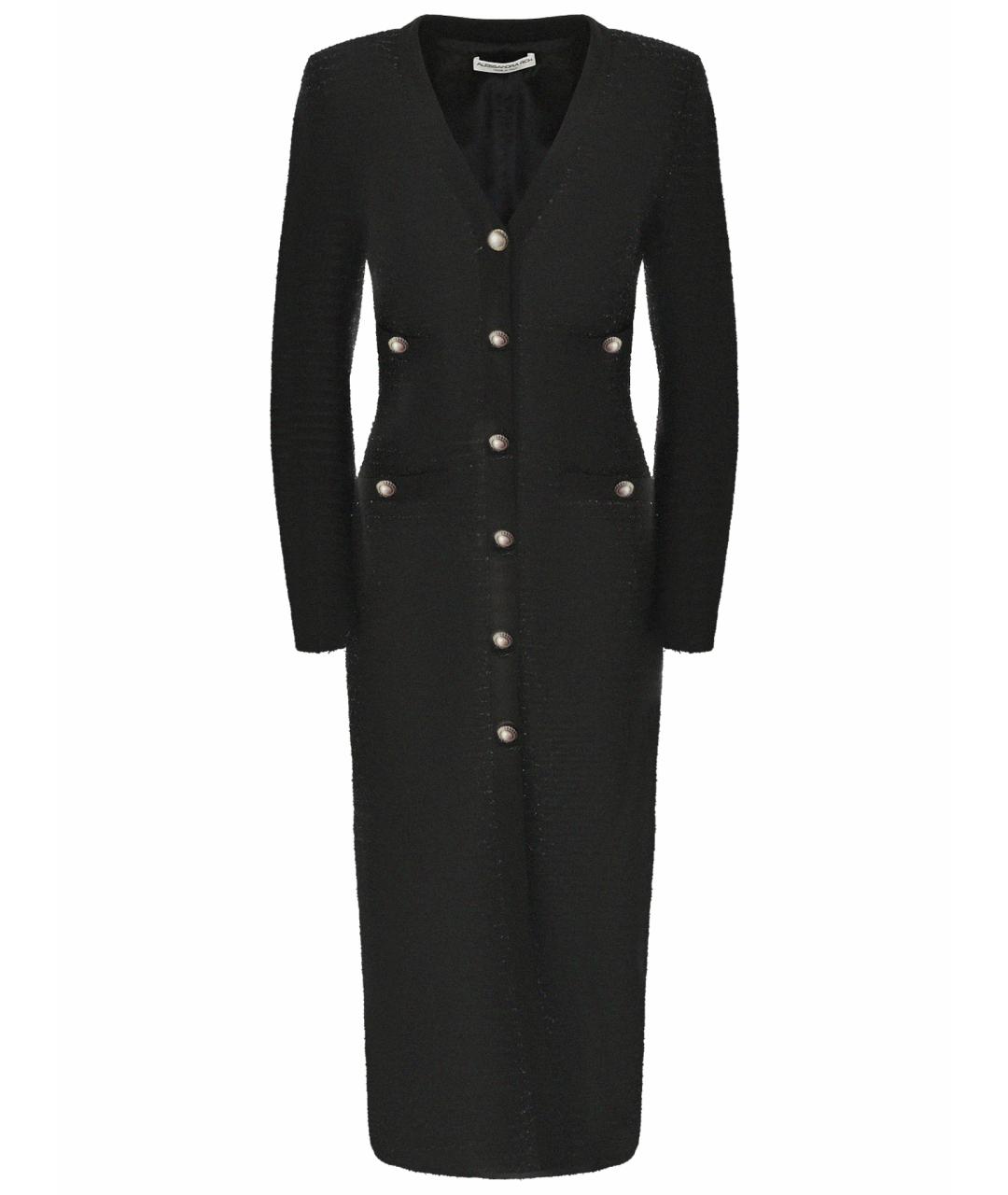 ALESSANDRA RICH Черное вискозное вечернее платье, фото 1