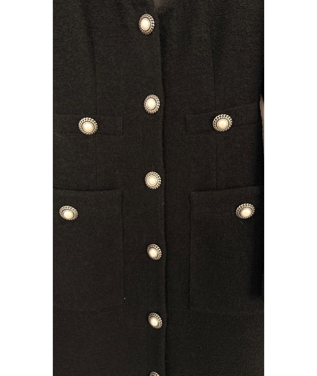 ALESSANDRA RICH Черное вискозное вечернее платье, фото 4