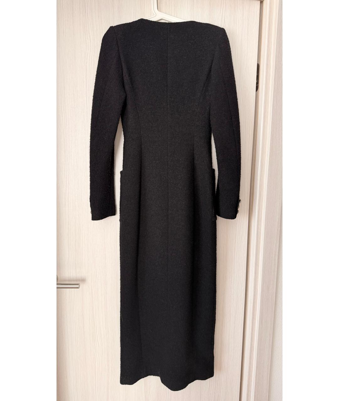 ALESSANDRA RICH Черное вискозное вечернее платье, фото 2