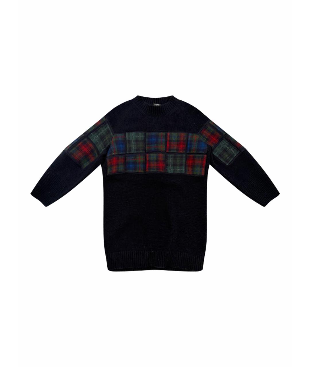 CHANEL Темно-синий шерстяной джемпер / свитер, фото 1