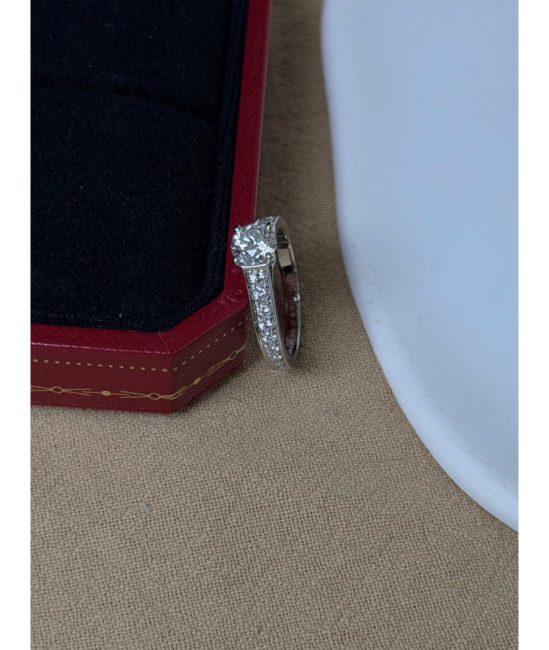CARTIER Серебряное платиновое кольцо, фото 3