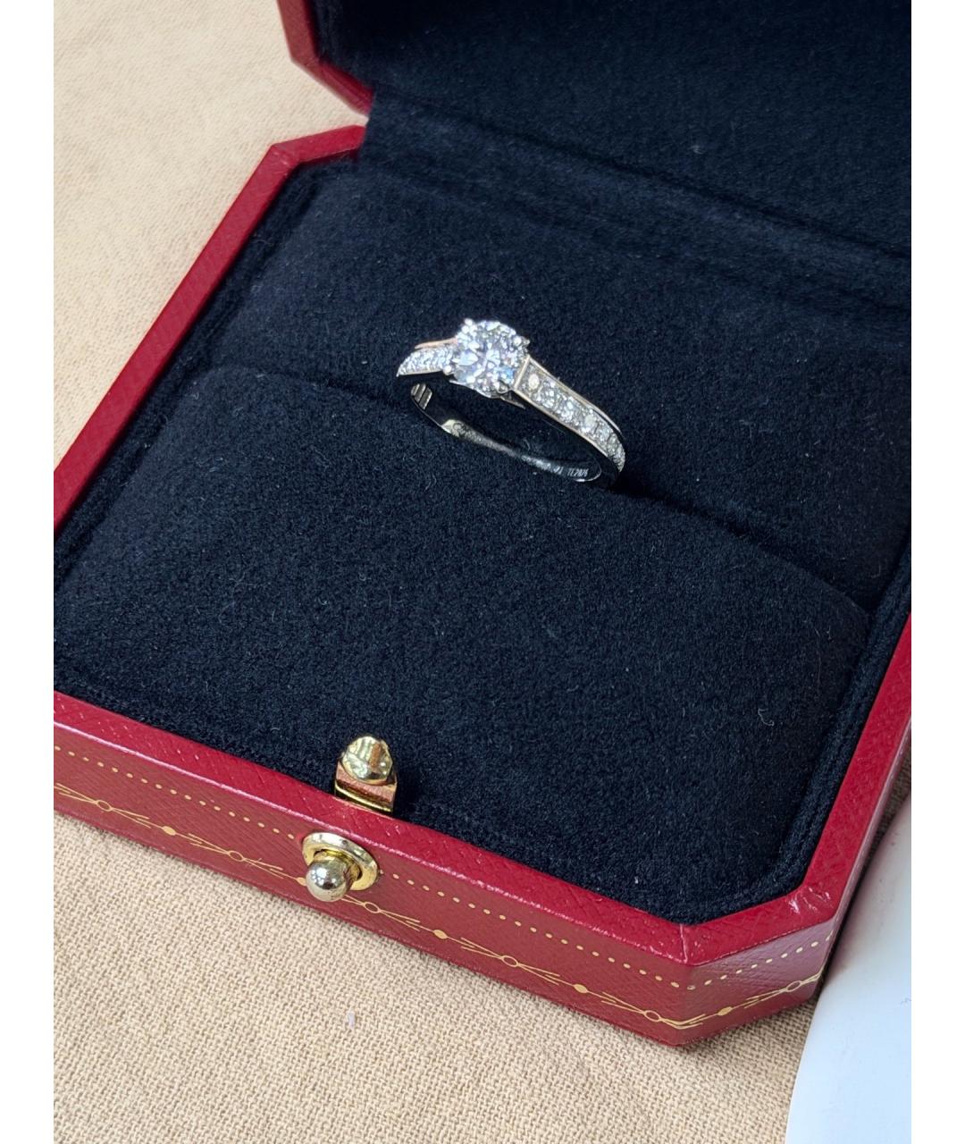 CARTIER Серебряное платиновое кольцо, фото 2