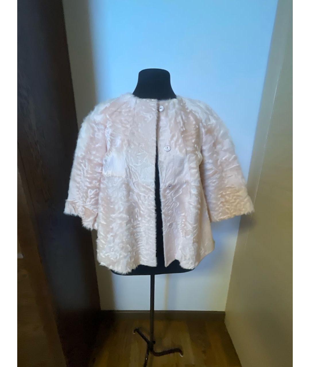 ERMANNO SCERVINO Розовая меховая куртка, фото 5