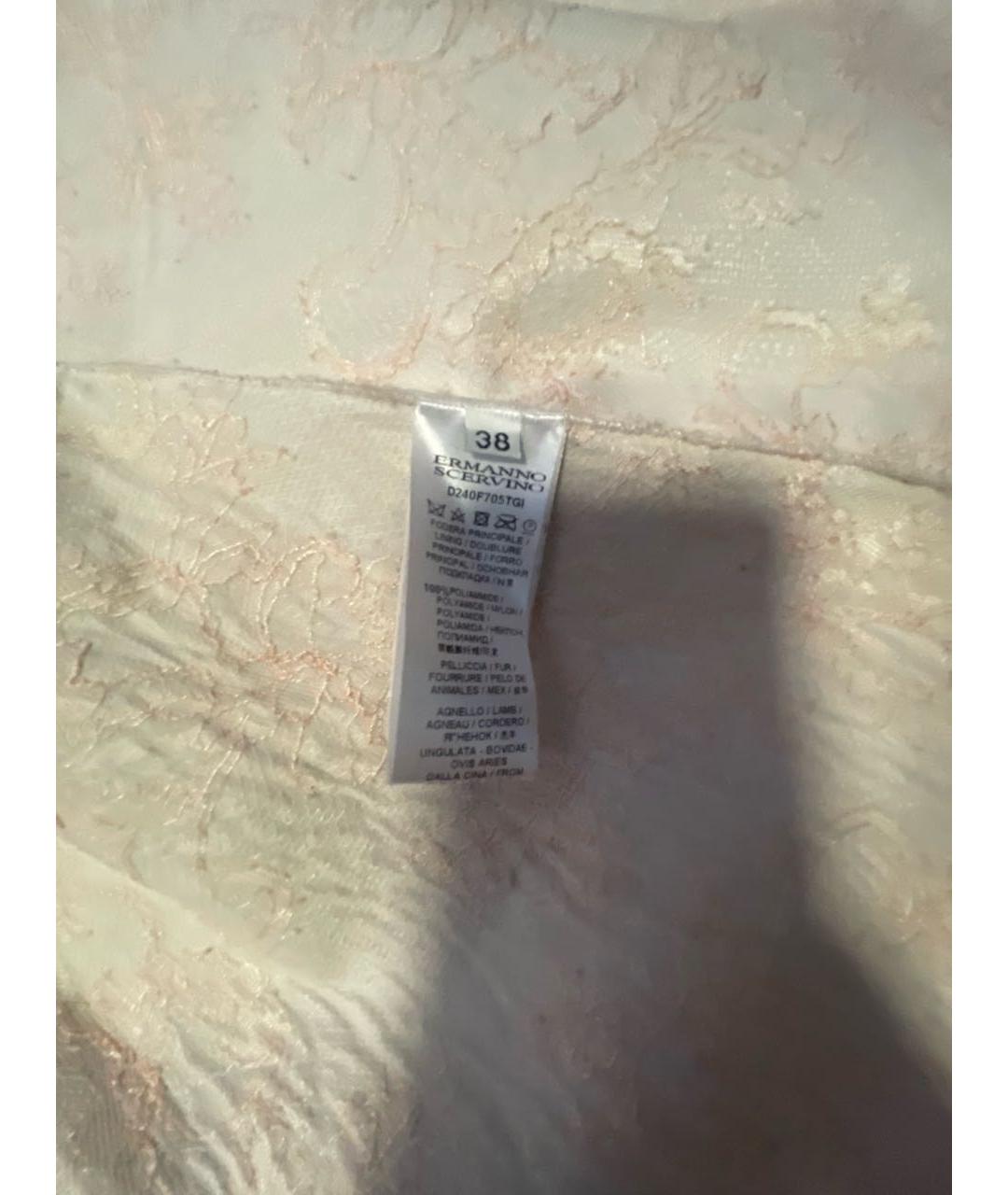 ERMANNO SCERVINO Розовая меховая куртка, фото 4