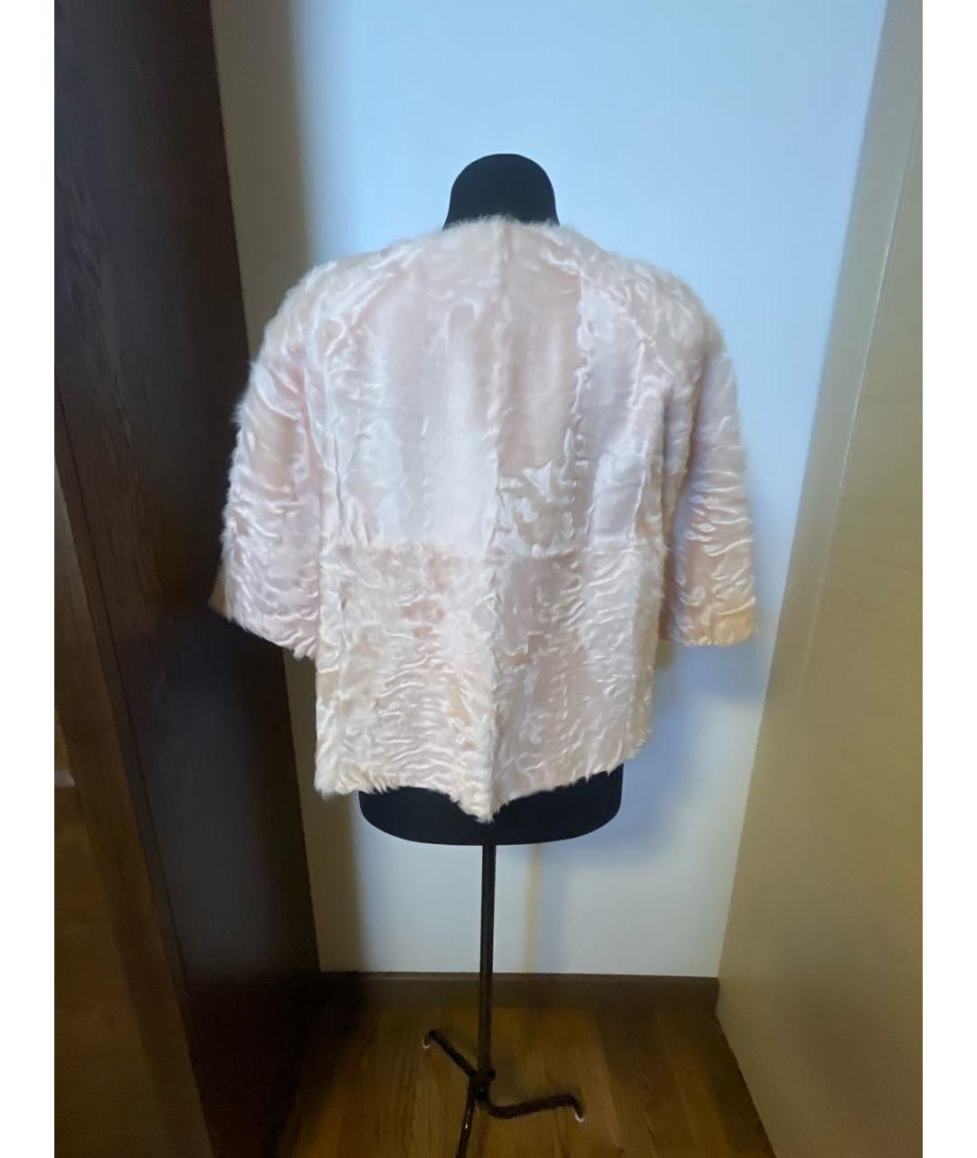 ERMANNO SCERVINO Розовая меховая куртка, фото 2