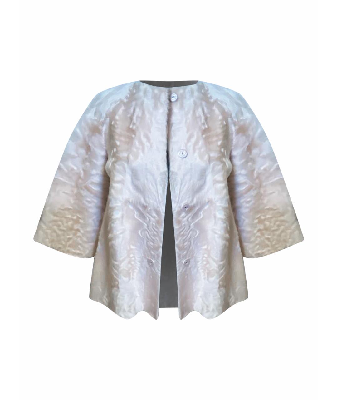 ERMANNO SCERVINO Розовая меховая куртка, фото 1