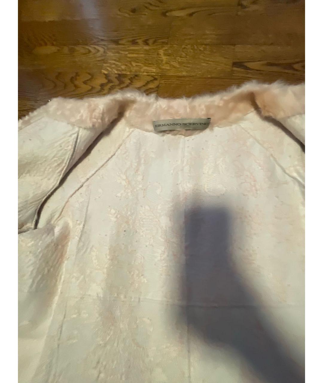 ERMANNO SCERVINO Розовая меховая куртка, фото 3