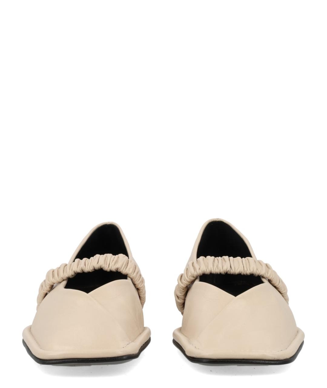 ALOHAS Белые кожаные балетки, фото 3