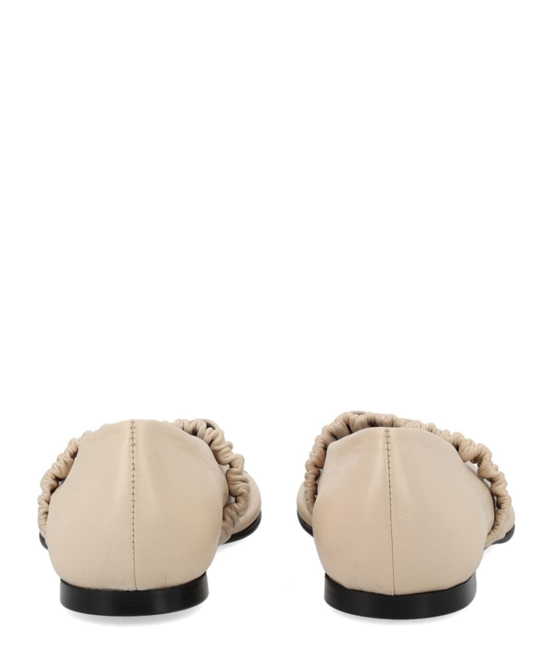 ALOHAS Белые кожаные балетки, фото 4