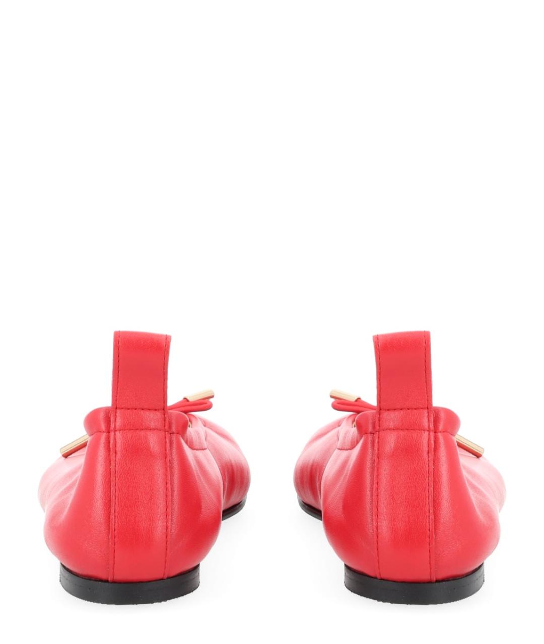 ALOHAS Красные кожаные балетки, фото 4