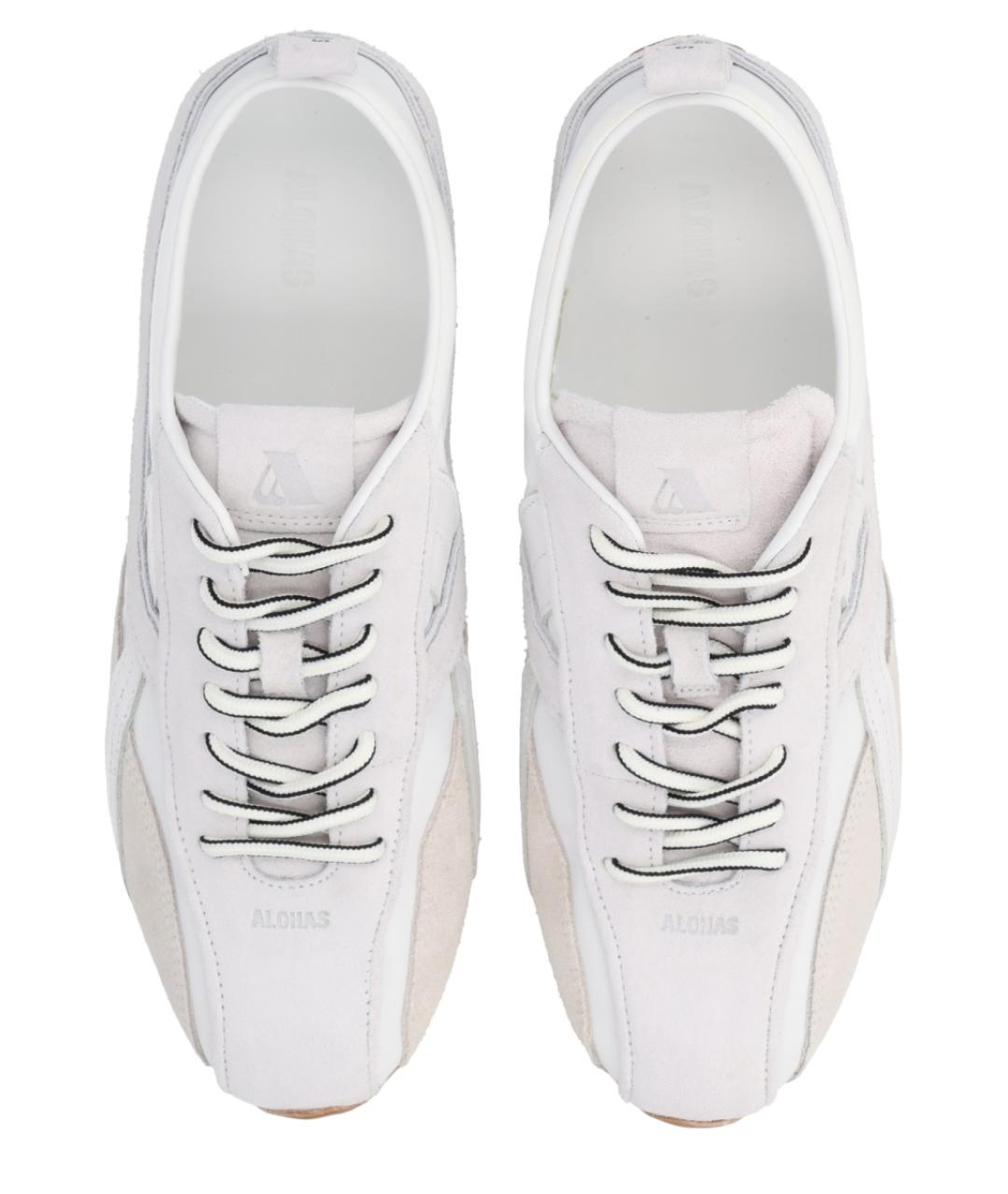 ALOHAS Белые кожаные кроссовки, фото 5