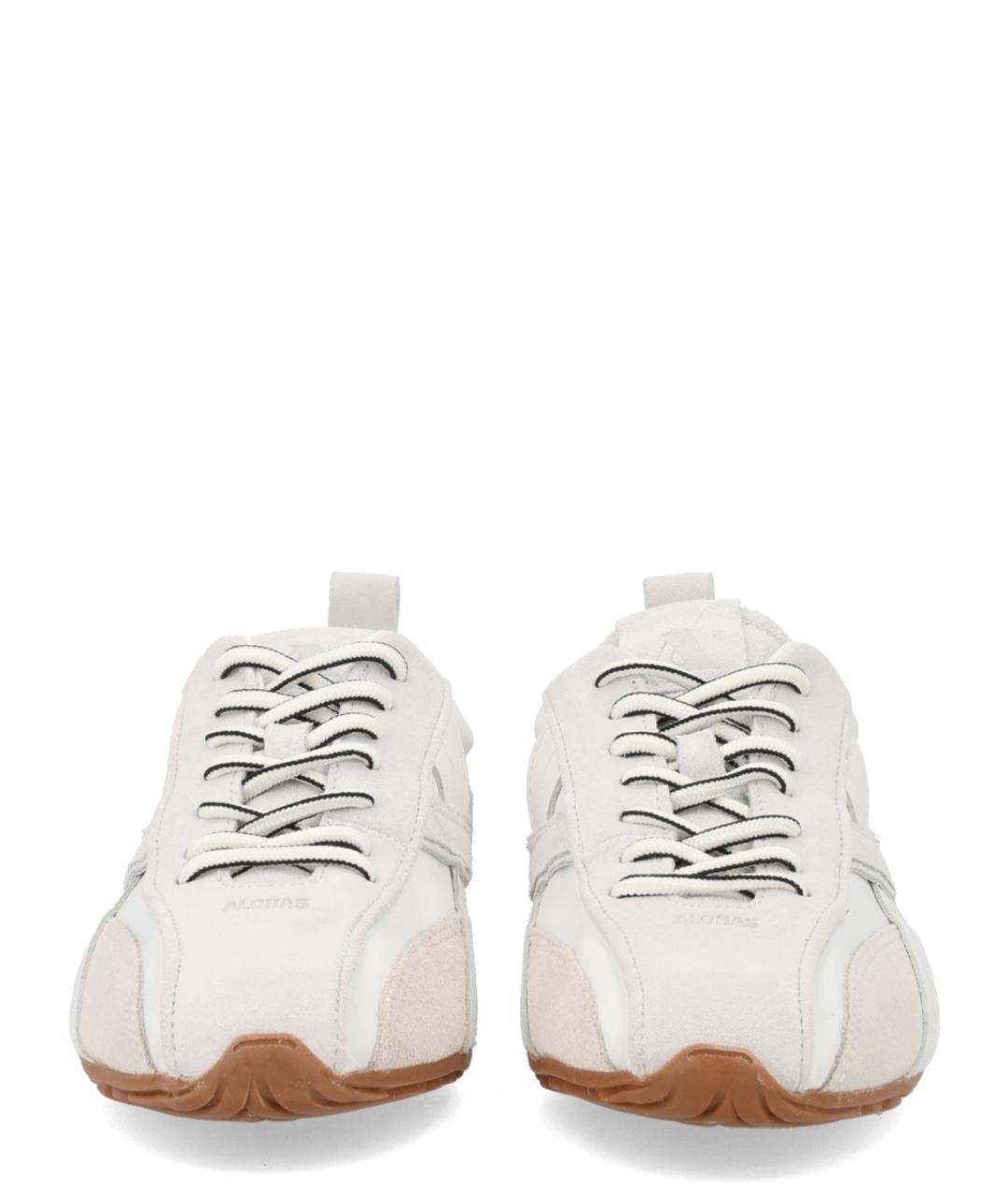 ALOHAS Белые кожаные кроссовки, фото 3