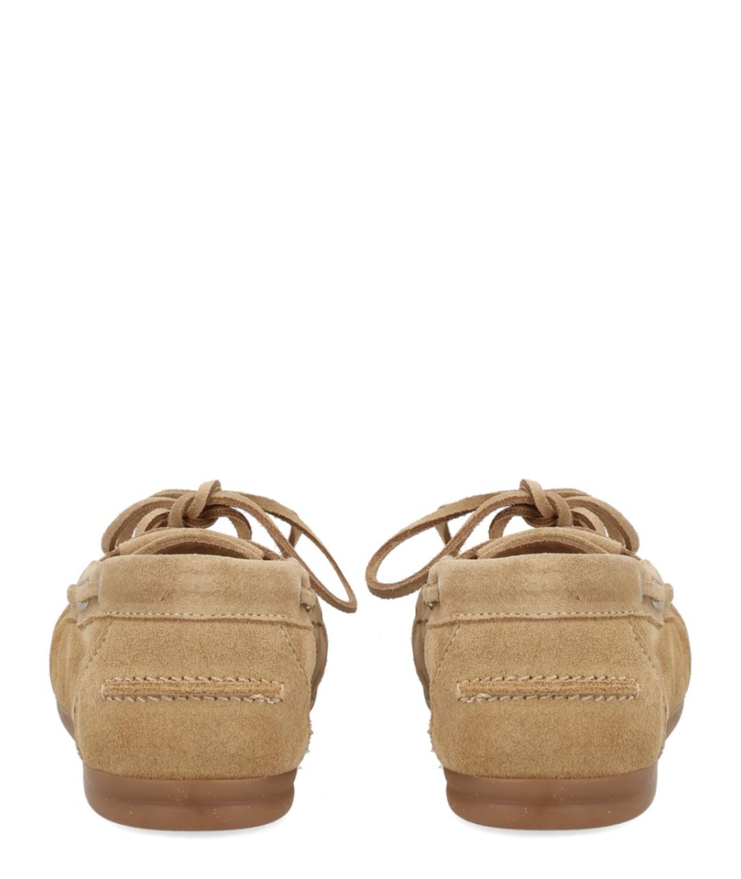 ALOHAS Бежевые замшевые лоферы, фото 4