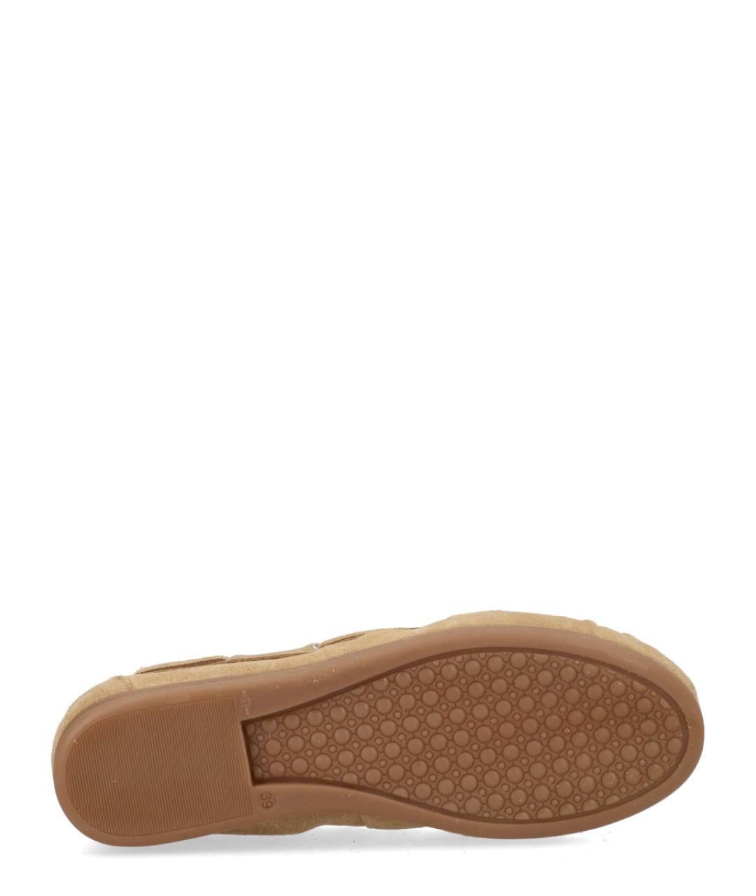 ALOHAS Бежевые замшевые лоферы, фото 6