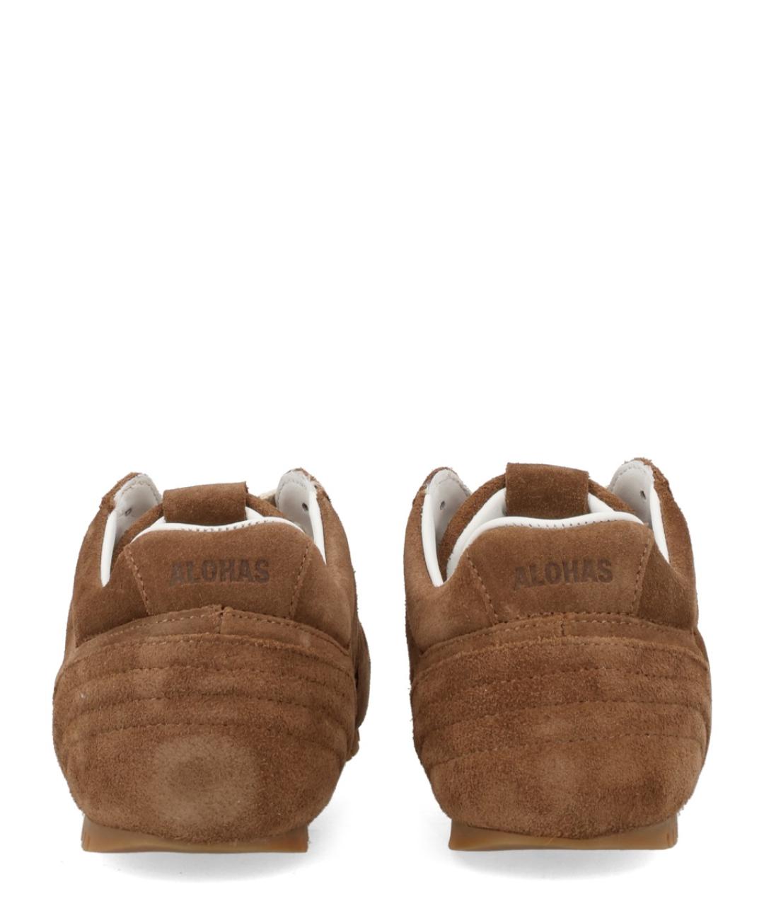 ALOHAS Коричневые замшевые кроссовки, фото 4