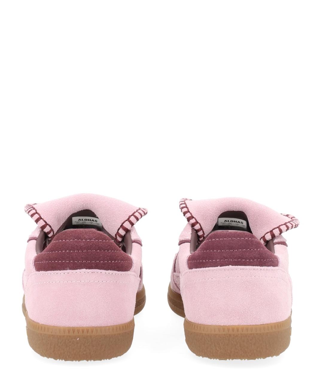 ALOHAS Розовые кожаные кеды, фото 4