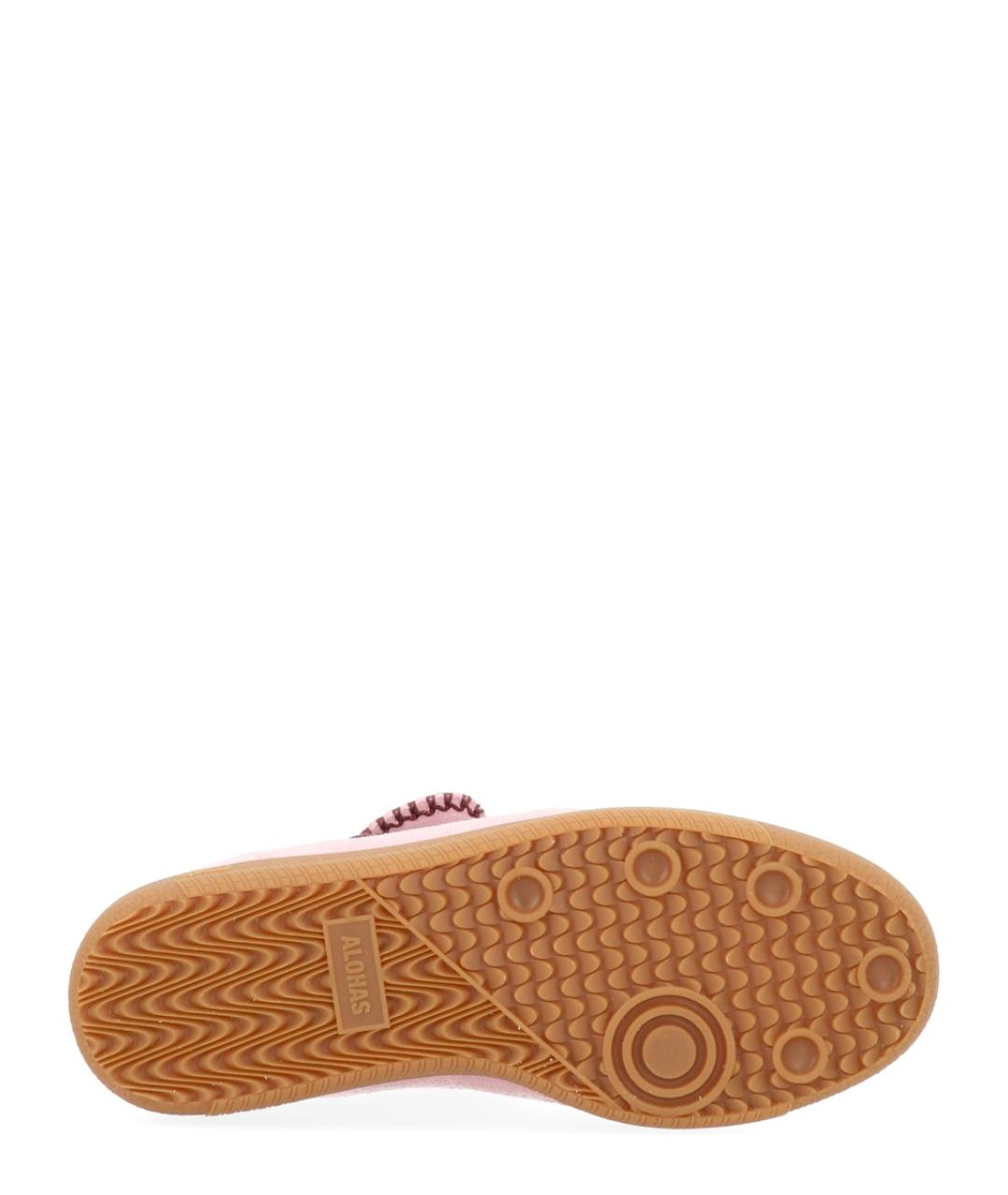 ALOHAS Розовые кожаные кеды, фото 6