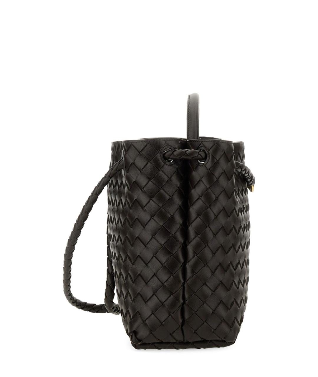 BOTTEGA VENETA Коричневая кожаная сумка тоут, фото 3