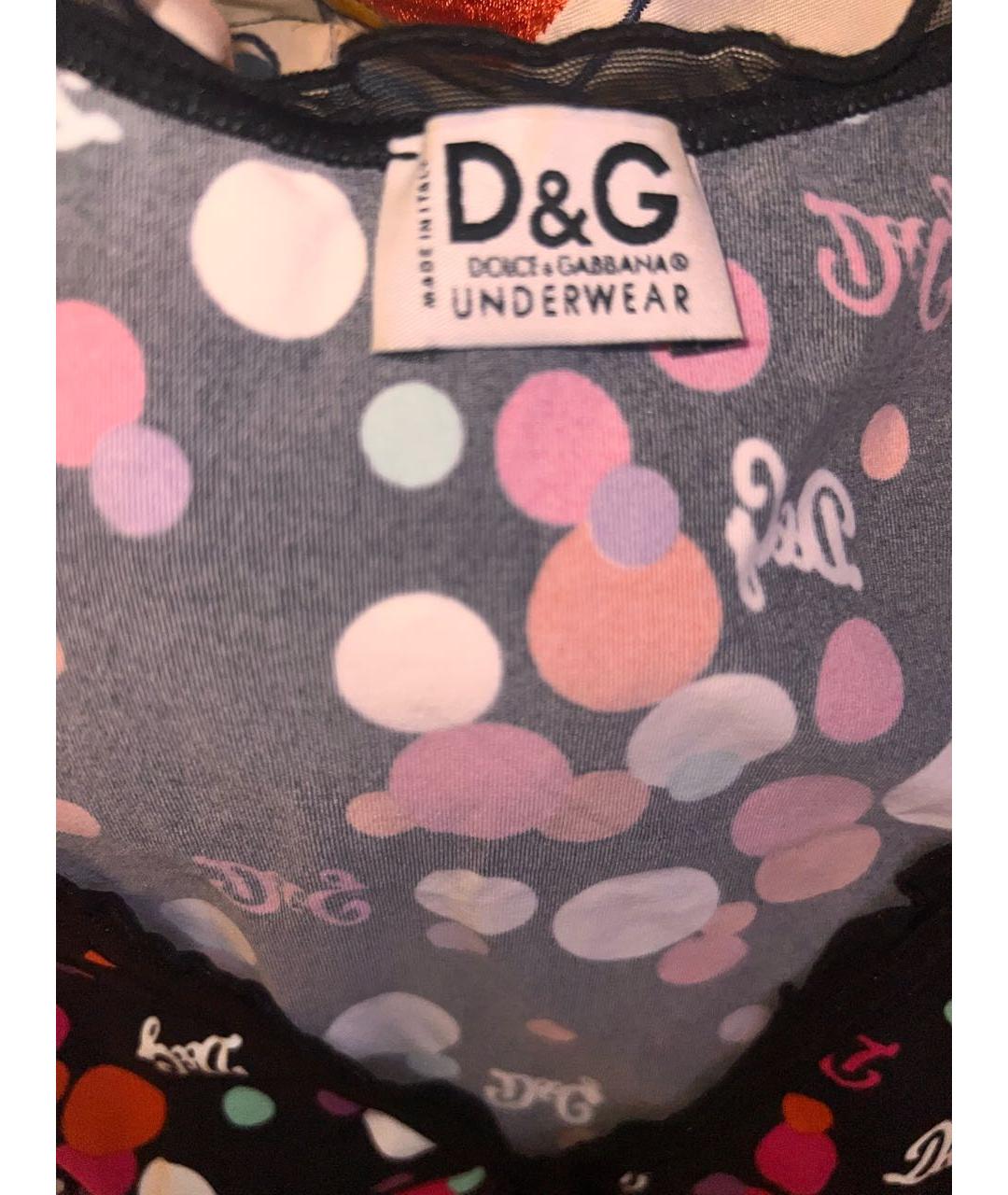 DOLCE&GABBANA Мульти майка, фото 3