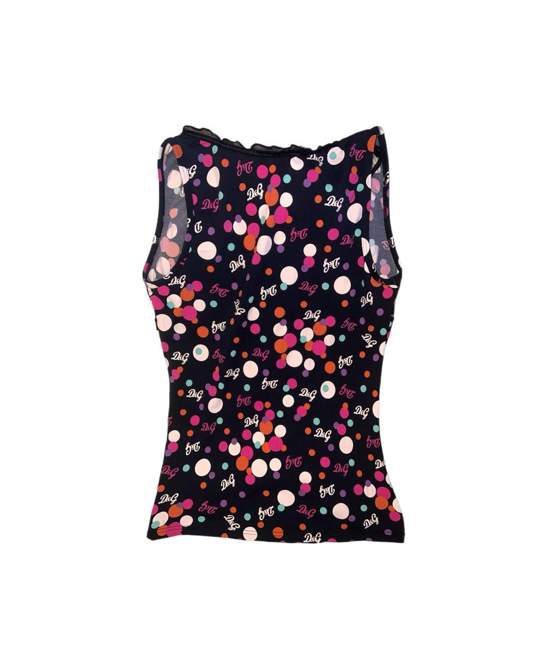 DOLCE&GABBANA Мульти майка, фото 2