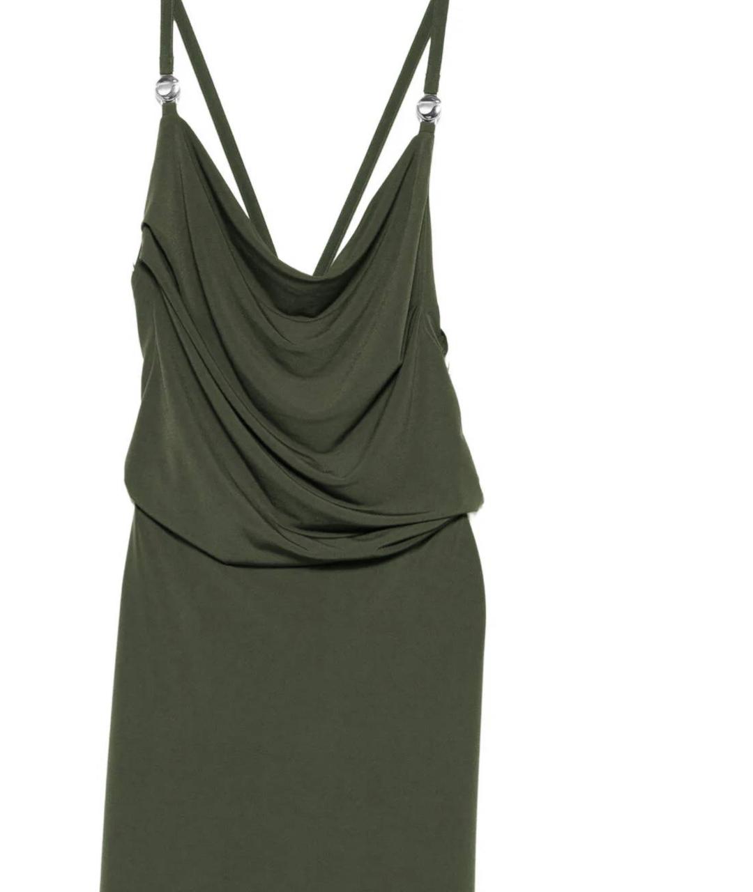 COPERNI Зеленые полиэстеровое коктейльное платье, фото 2