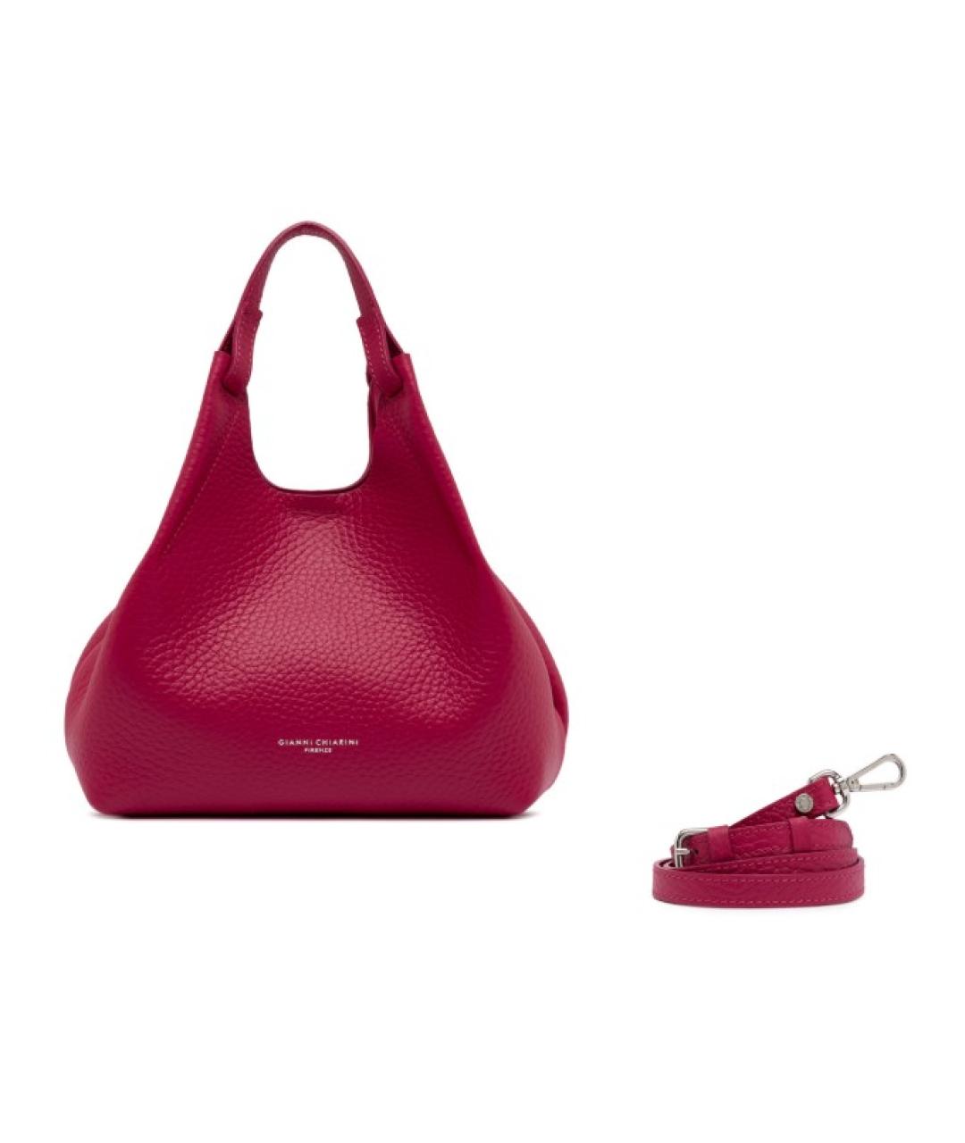 Gianni Chiarini Красная кожаная сумка тоут, фото 1