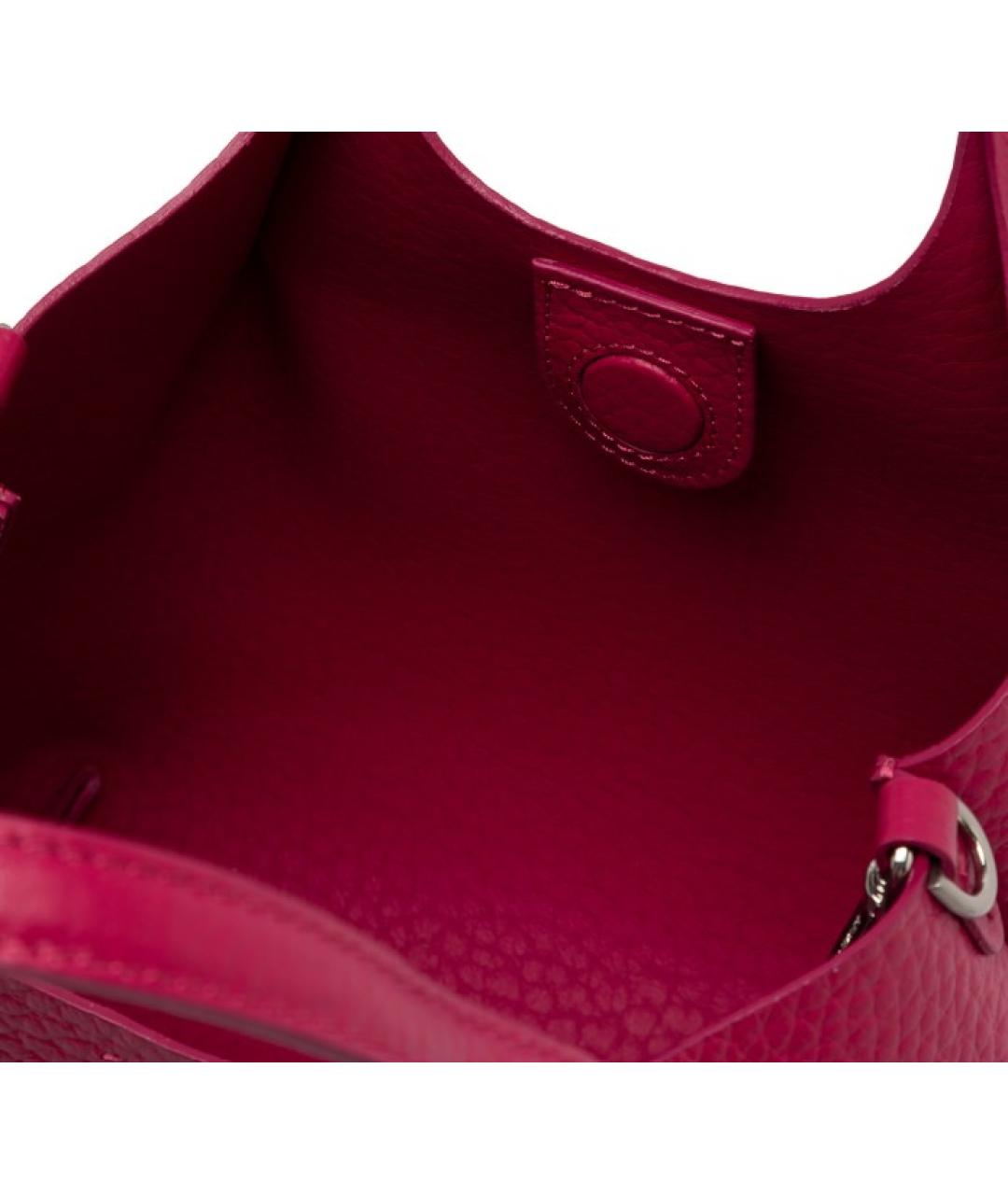 Gianni Chiarini Красная кожаная сумка тоут, фото 4