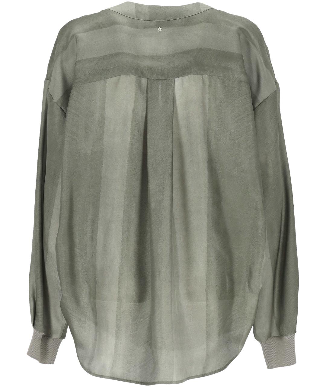 LORENA ANTONIAZZI Зеленая шелковая рубашка, фото 3