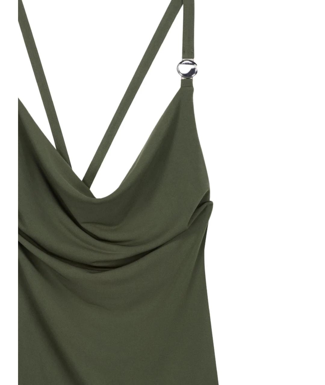 COPERNI Зеленая полиэстеровая майка, фото 2