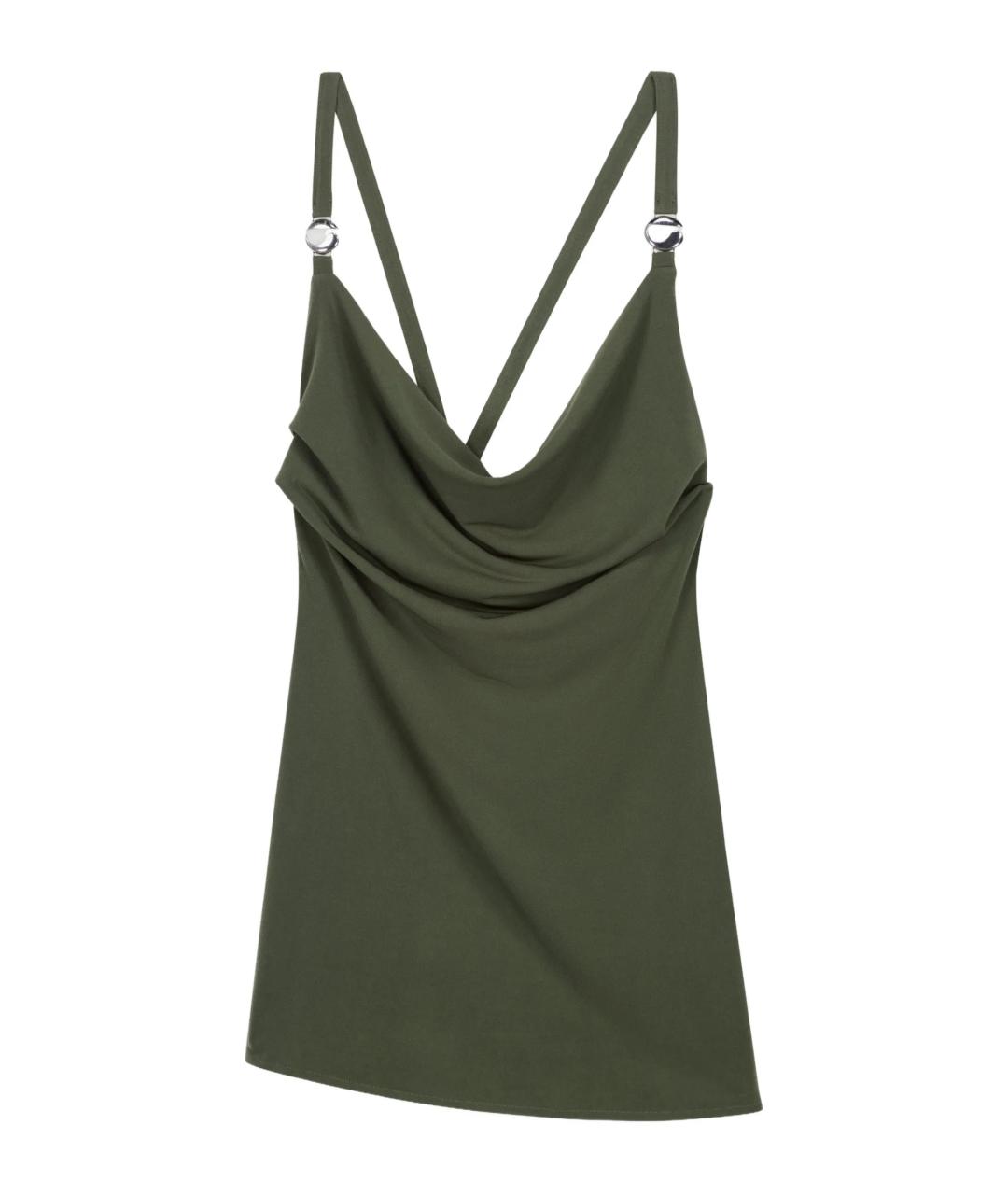 COPERNI Зеленая полиэстеровая майка, фото 1