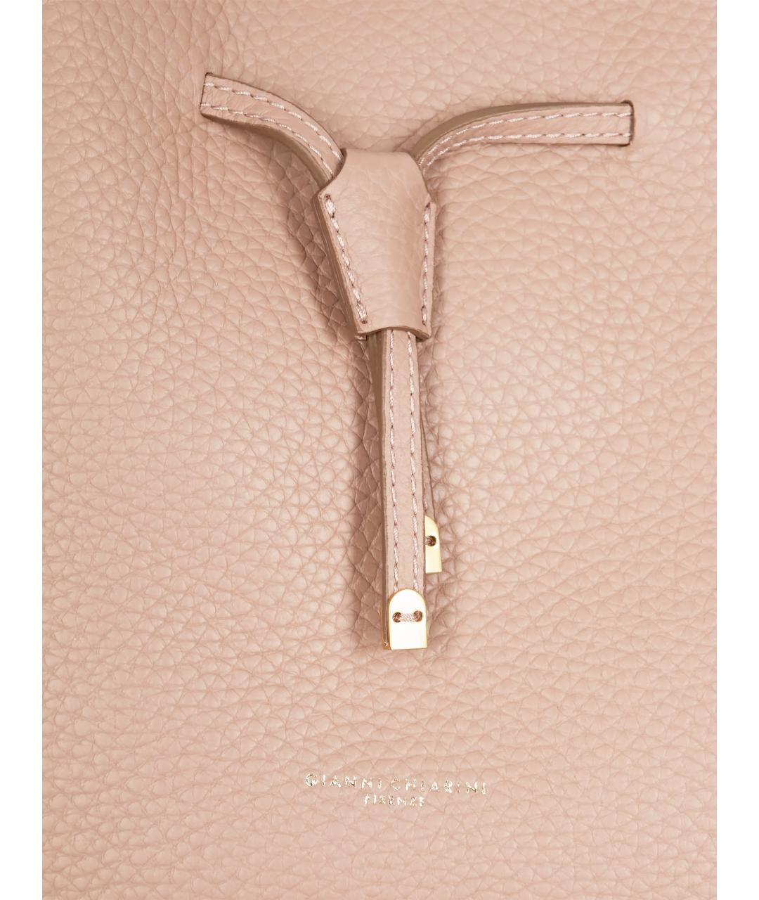 Gianni Chiarini Розовая кожаная сумка тоут, фото 2