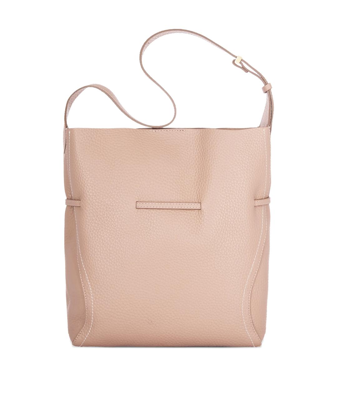 Gianni Chiarini Розовая кожаная сумка тоут, фото 3