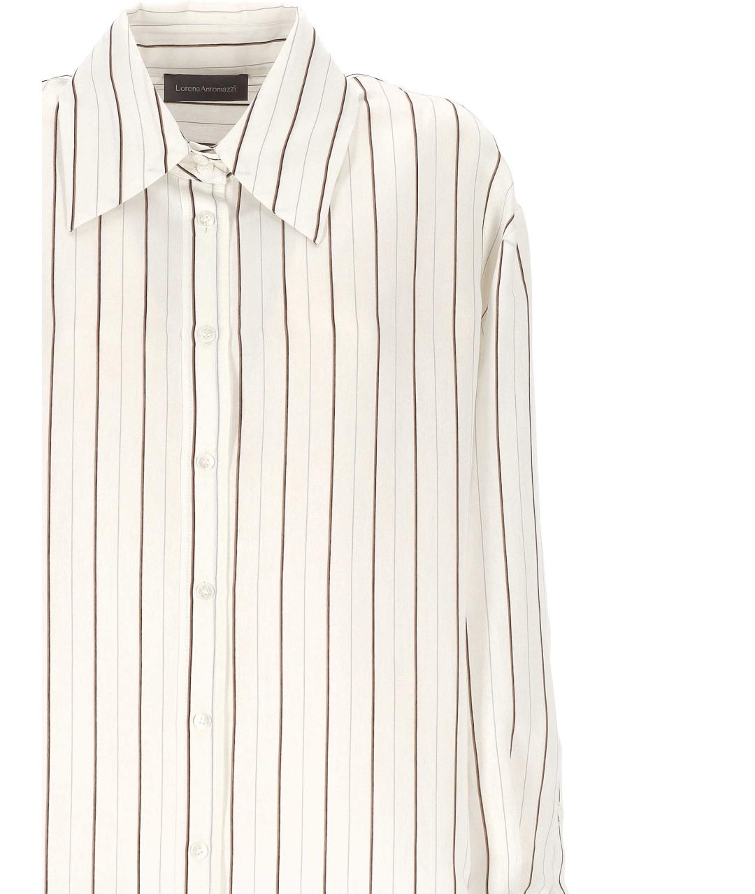 LORENA ANTONIAZZI Белая шелковая рубашка, фото 2