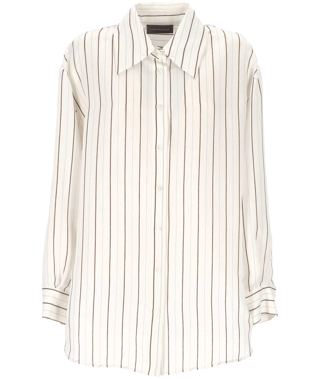 LORENA ANTONIAZZI Белая шелковая рубашка, фото 1