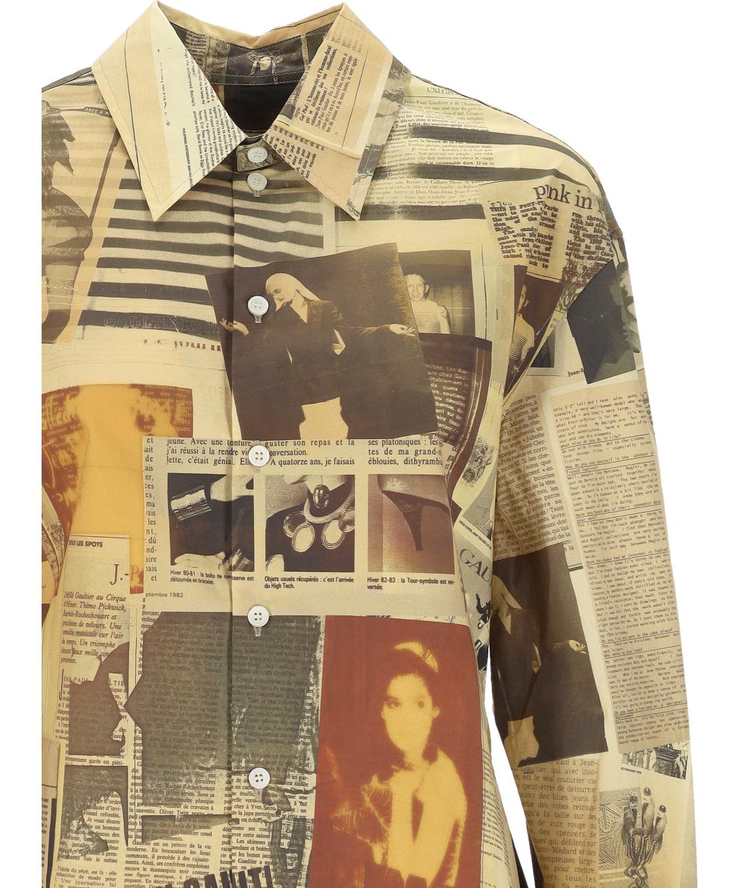 JEAN PAUL GAULTIER Мульти хлопковая рубашка, фото 2