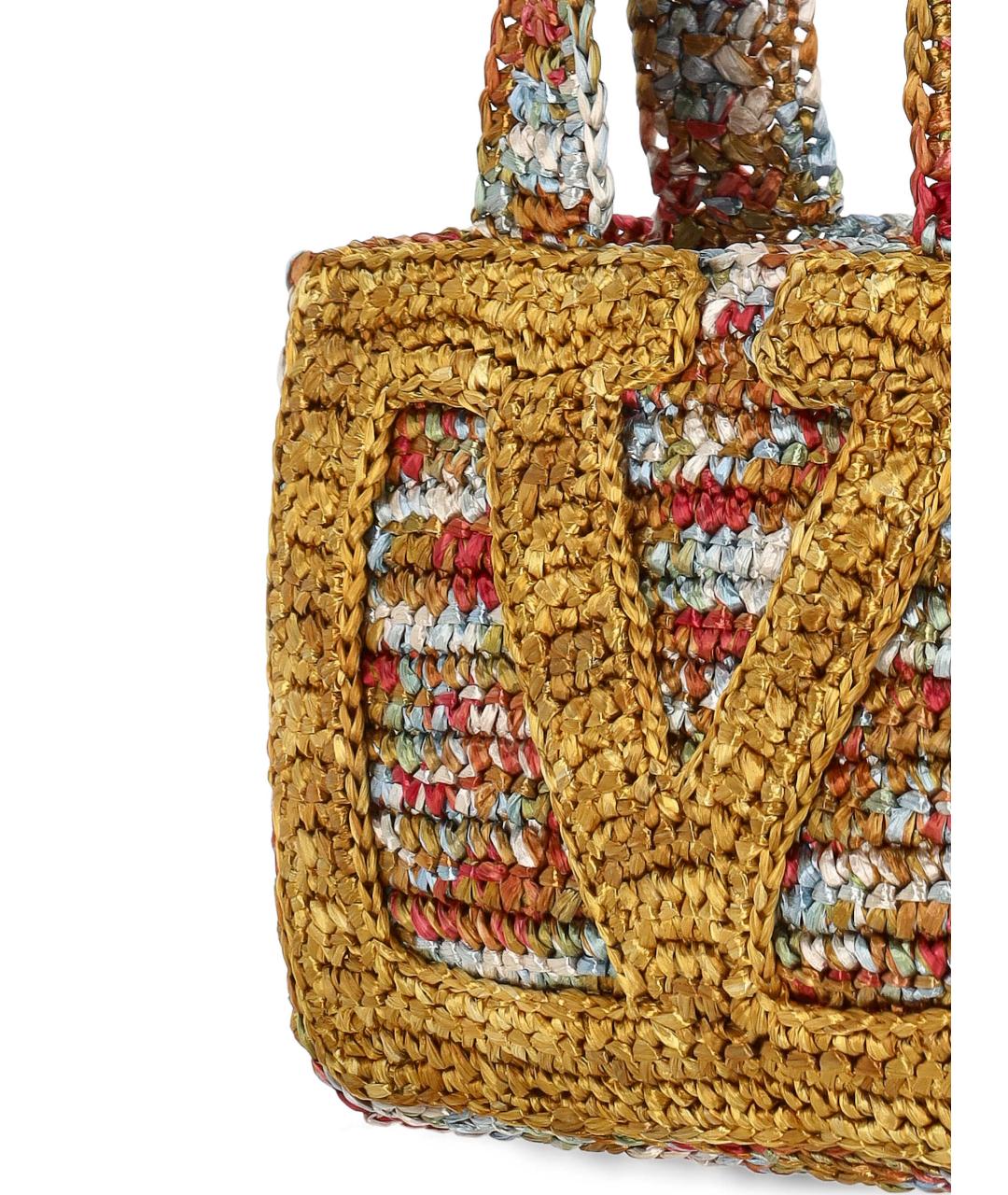 VALENTINO Мульти пелетеная сумка тоут, фото 4