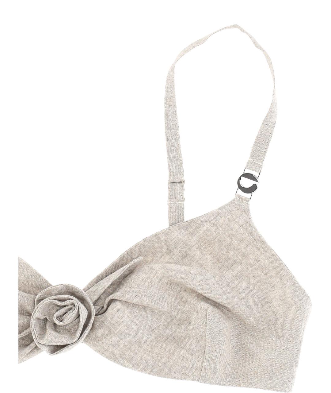 COPERNI Бежевая льняная майка, фото 2