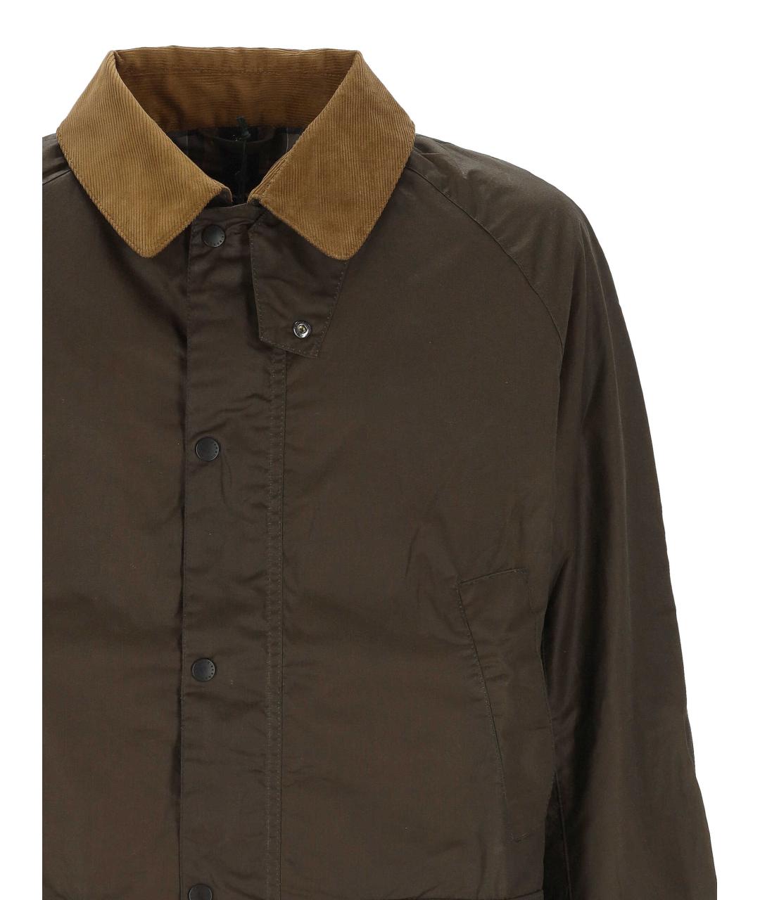 BARBOUR Коричневая хлопковая куртка, фото 2