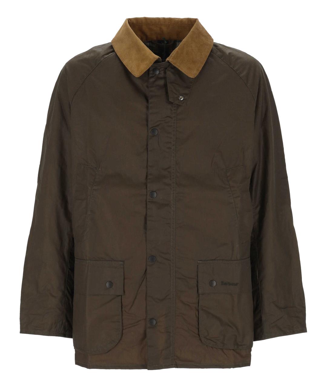 BARBOUR Коричневая хлопковая куртка, фото 1