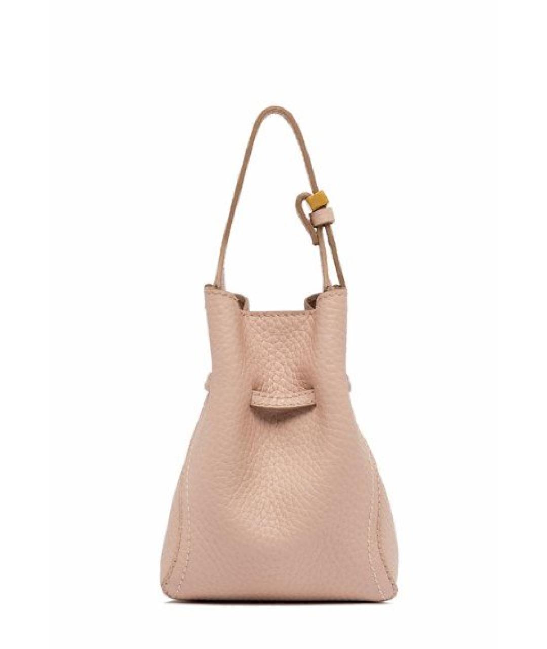 Gianni Chiarini Бежевая кожаная сумка тоут, фото 3