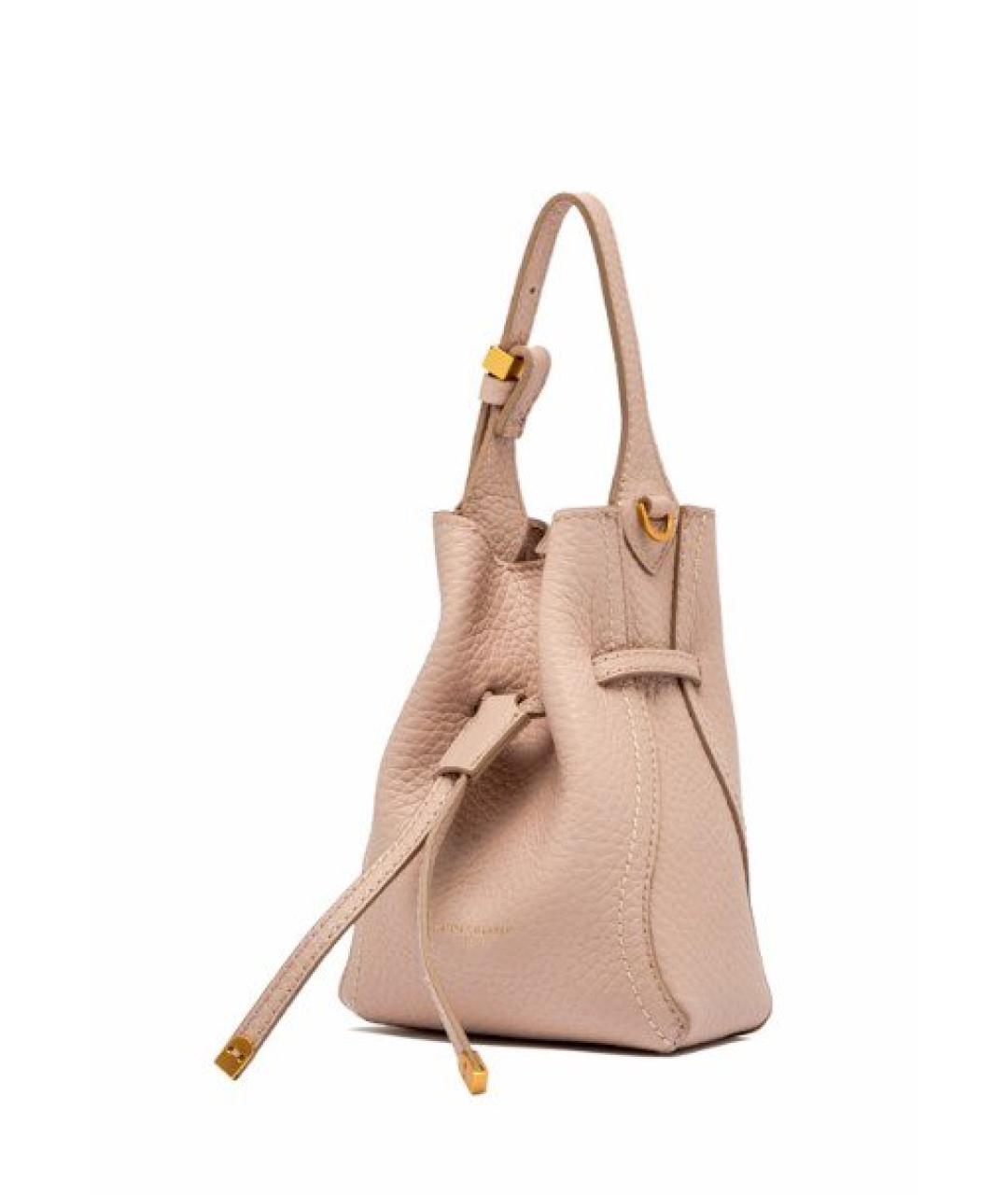 Gianni Chiarini Бежевая кожаная сумка тоут, фото 2