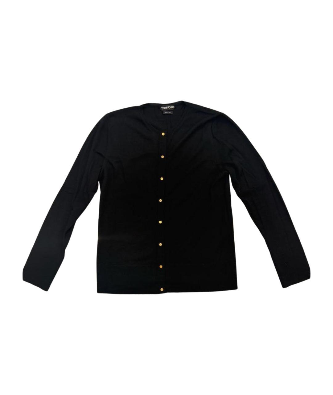 TOM FORD Черный кашемировый кардиган, фото 1