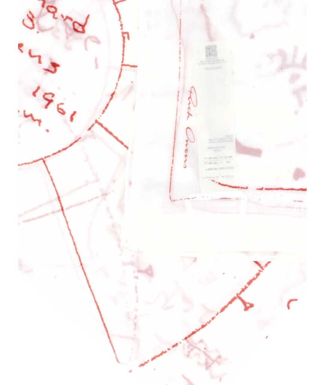 RICK OWENS Мульти хлопковый шарф, фото 2