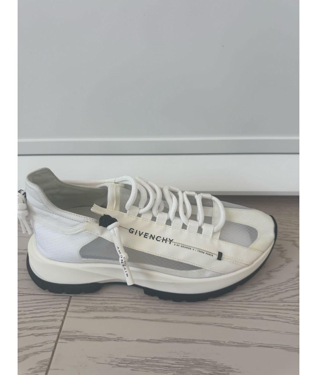 GIVENCHY Белые текстильные кроссовки, фото 5